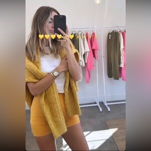 NWOT Daily Drills Go! Shortie Shorts | Honey Gold | Size Medium